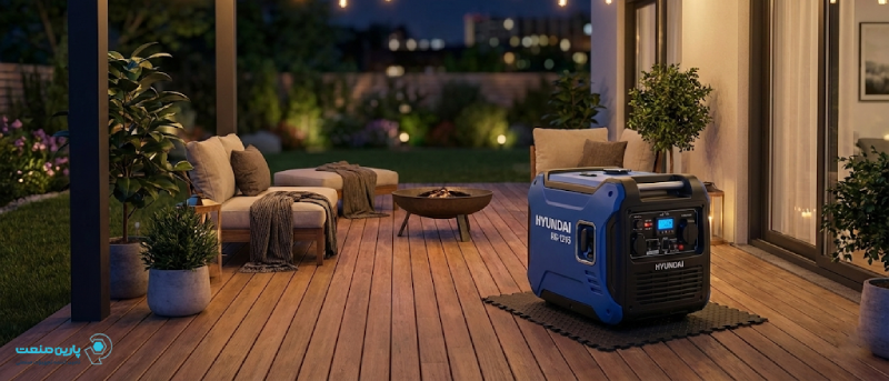 استفاده از موتور برق بی صدا در تراس آپارتمان و کمپینگ خانوادگی